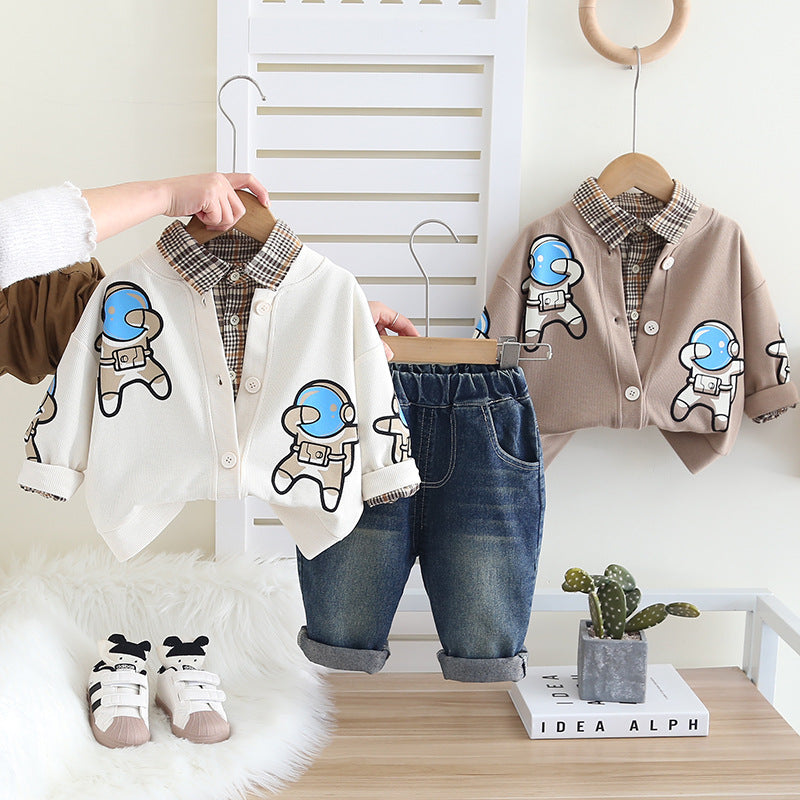Conjunto infantil de astronauta de 3 piezas 