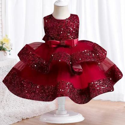 First Birthday Party Fluffy Mesh Tutu Dress