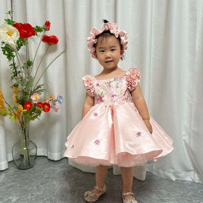 Flower Girl Dress Wedding Party Birthday Gown