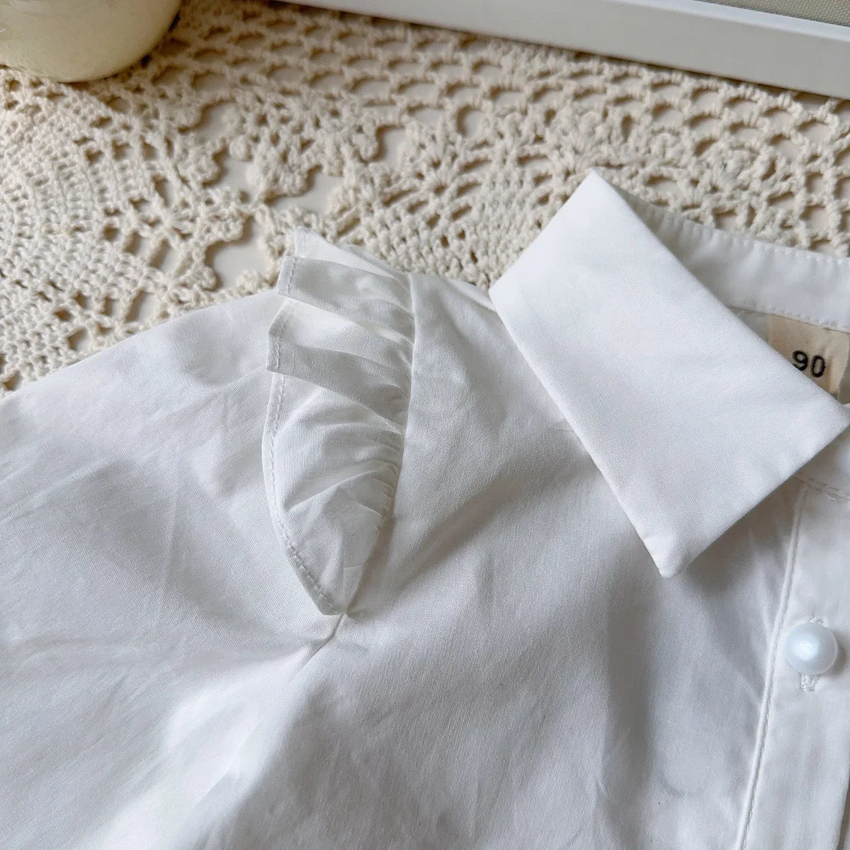 Girl's Shirt+Tank Top+pleated Skirt 3-Piece Set