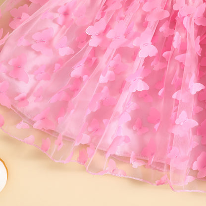 Vestido infantil de mariposa 