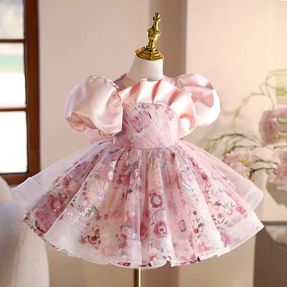 Princess Dress Children's Party Birthday Show Piano Performance Flower Girl
