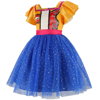 Popular Casual Dress with Small Flying Sleeves