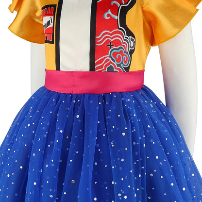 Popular Casual Dress with Small Flying Sleeves