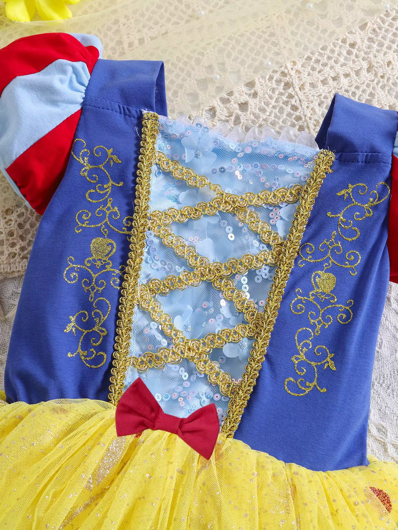 Children's Dress with Sparkly Bow