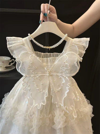 Sparkly Children's Dress with Wings