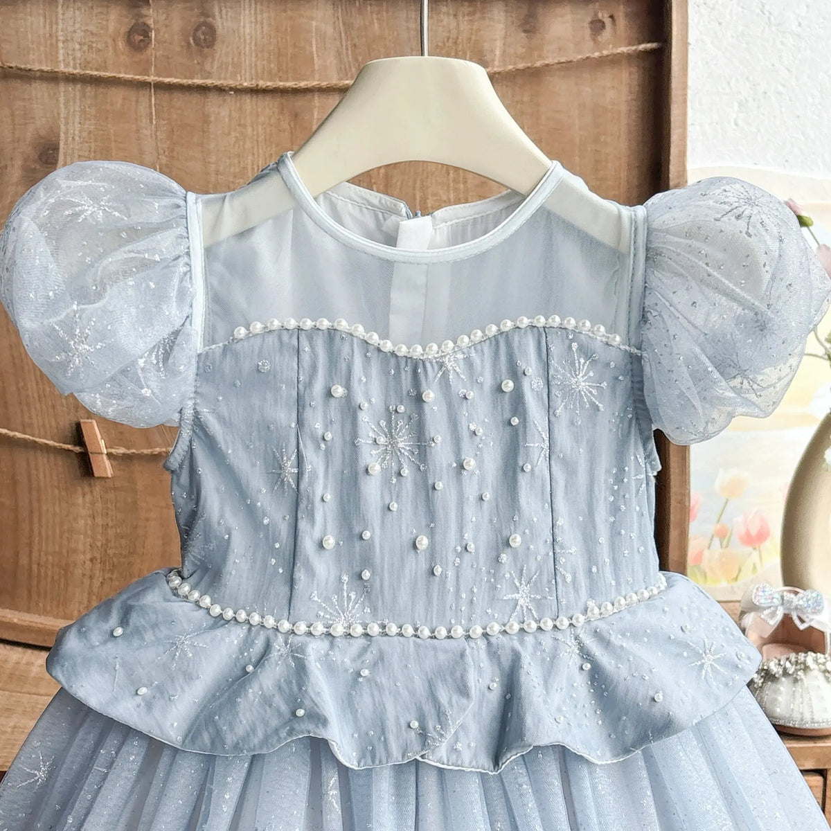 Blue Princess Dress Birthday Gift Dress