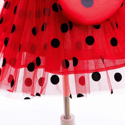 Girl Polka Dot Princess Dress Ladybug Dress