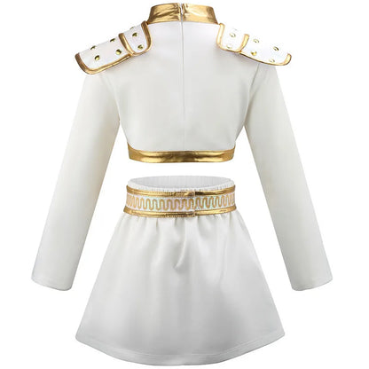 Halloween Party Girls CosplayWhite Long Sleeves Dress