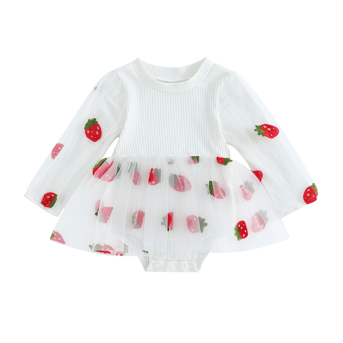 Cuerpo de niños con fresas