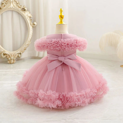 Children Pageant Dress New Baby Birthday Party Dress
