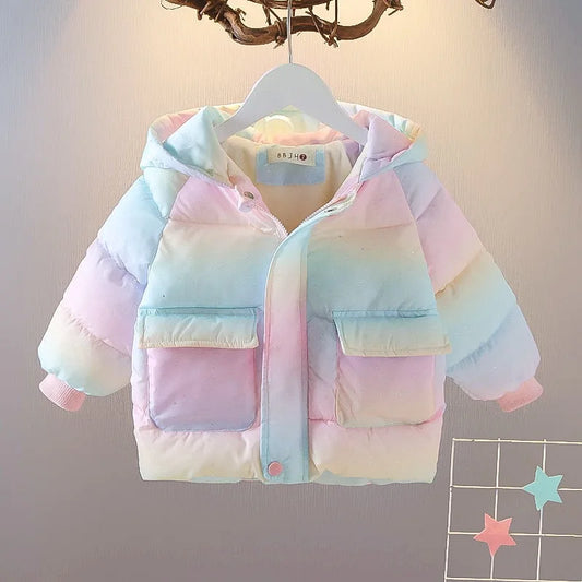 Chaqueta infantil con alas de colores para mujer 