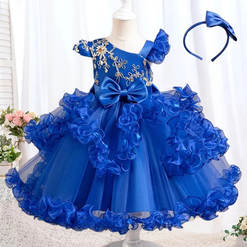 The New Net Yarn Birthday Cake Pengers Dress