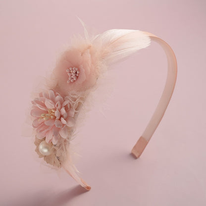 Tiara infantil con flores