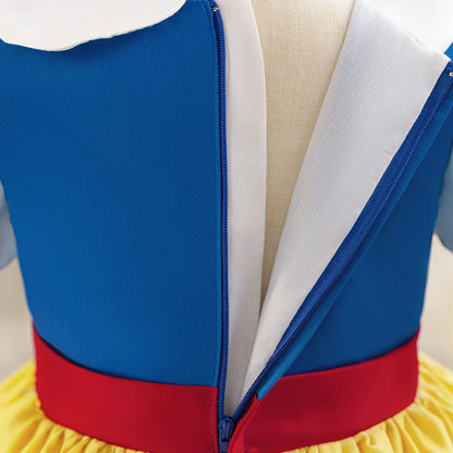 Girls Snow White Princess Dresses Kid Cosplay Gown Girl Halloween