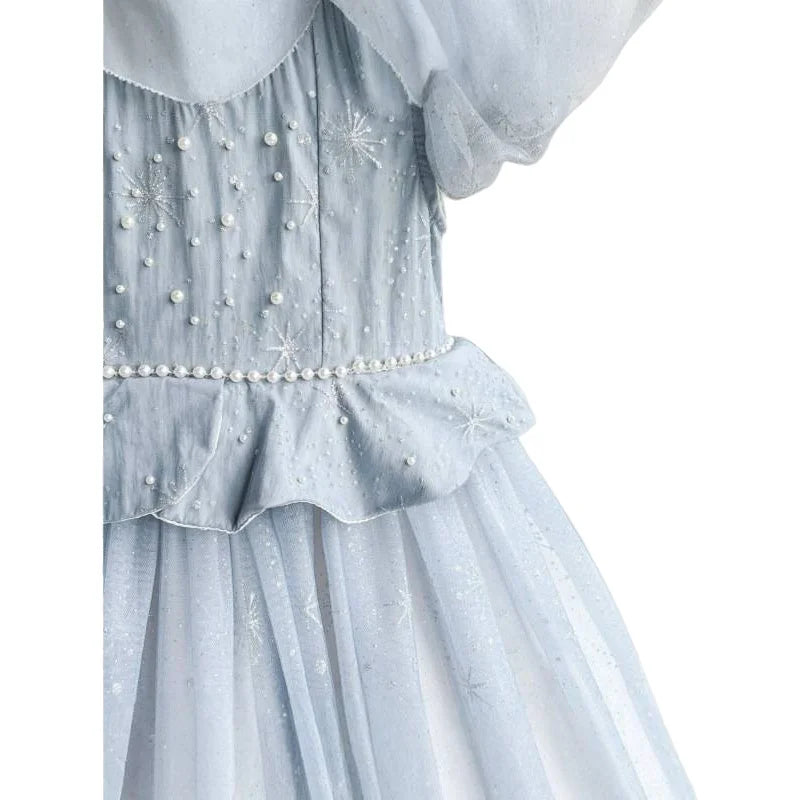 Blue Princess Dress Birthday Gift Dress