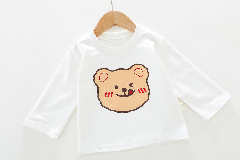 Conjunto infantil de 3 piezas oso con vaqueros