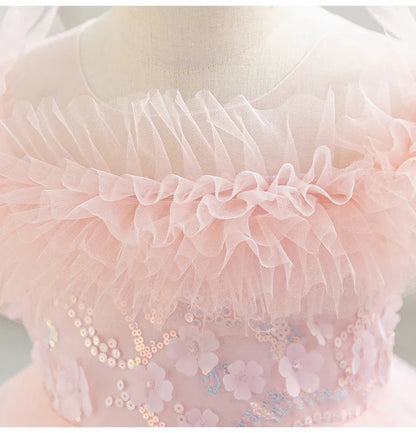 Children's Princess Dress Skirt Baby Puffy Tulle Skirts Festival Party Dress