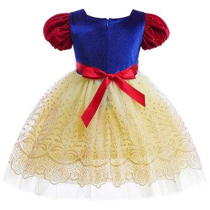 Vestido de princesa de terciopelo 