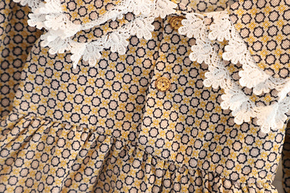 Conjunto infantil de 3 piezas con estampado vintage