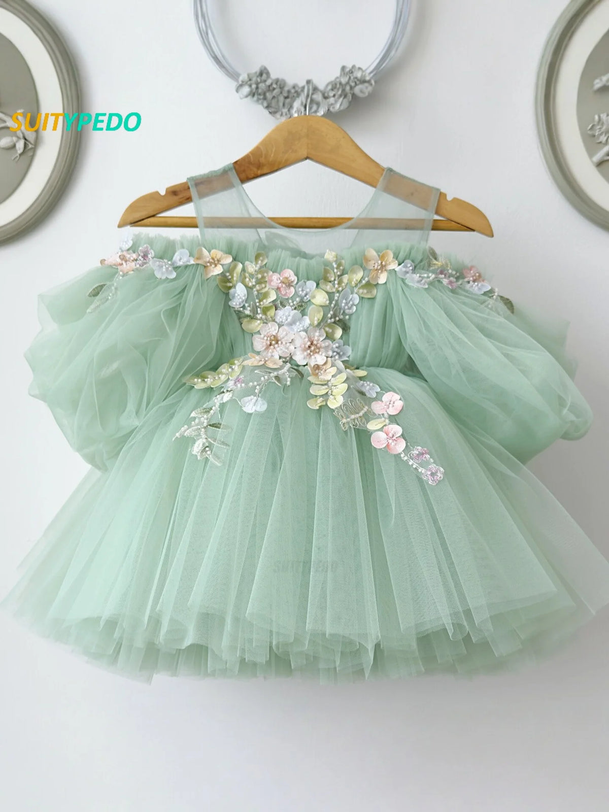 Toddler Cute Dress Elegant Girls Birthday Banquet Stylish Clothes Children's Day Party High Quality Slim Fit Princess Dress