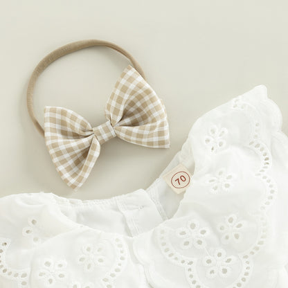 Conjunto de 2 piezas para niña manga larga + diadema