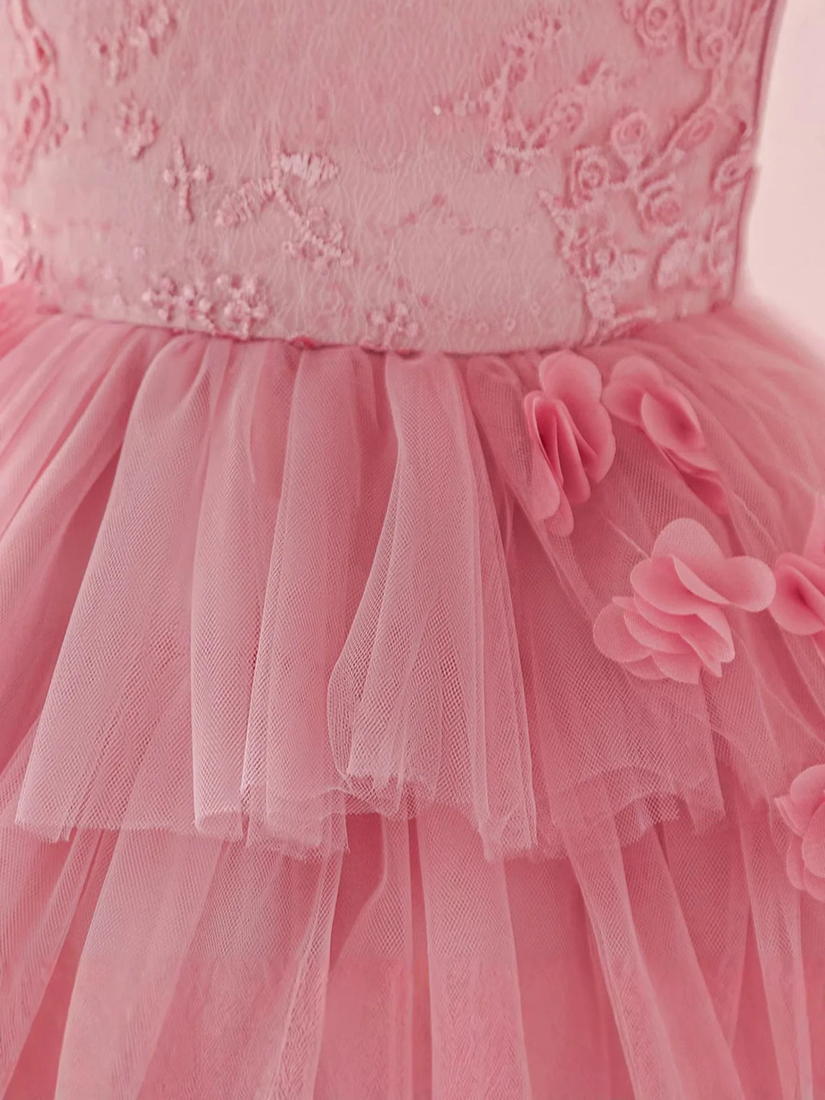 Children's Princess Dress Cake Skirt Net Gown Flower
