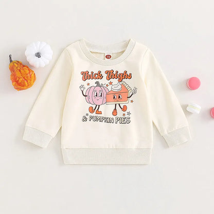 Sudadera de Halloween con lindo pastel de calabaza