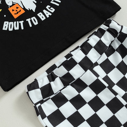 Conjunto infantil con pantalón Flair Checkered