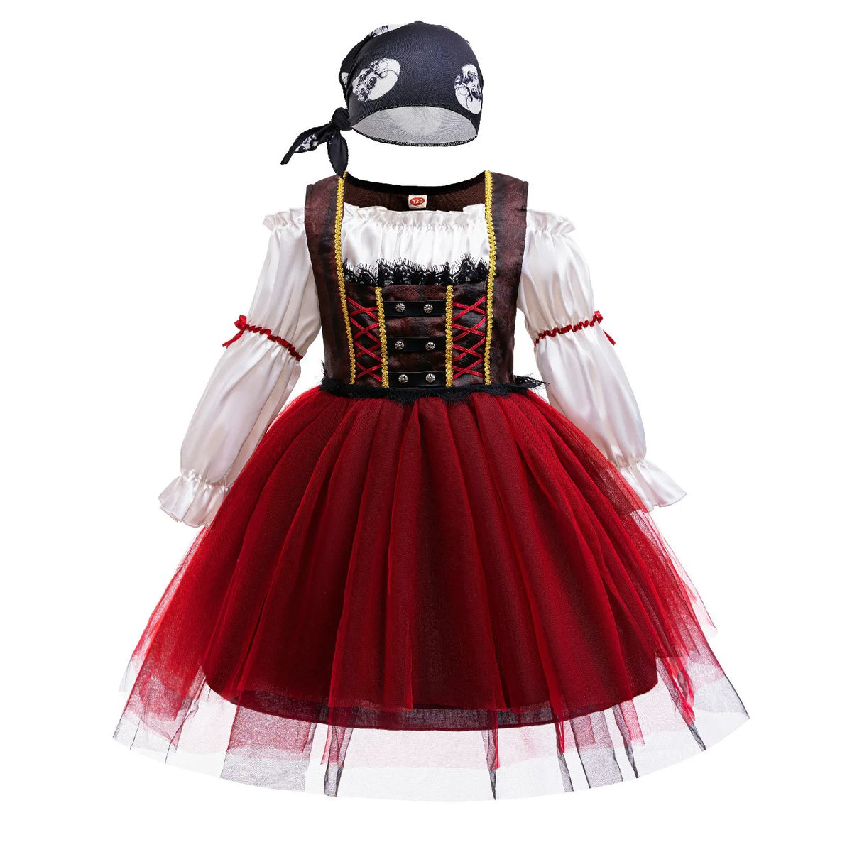 Halloween Girl Pirate Dress Children Princess Dress