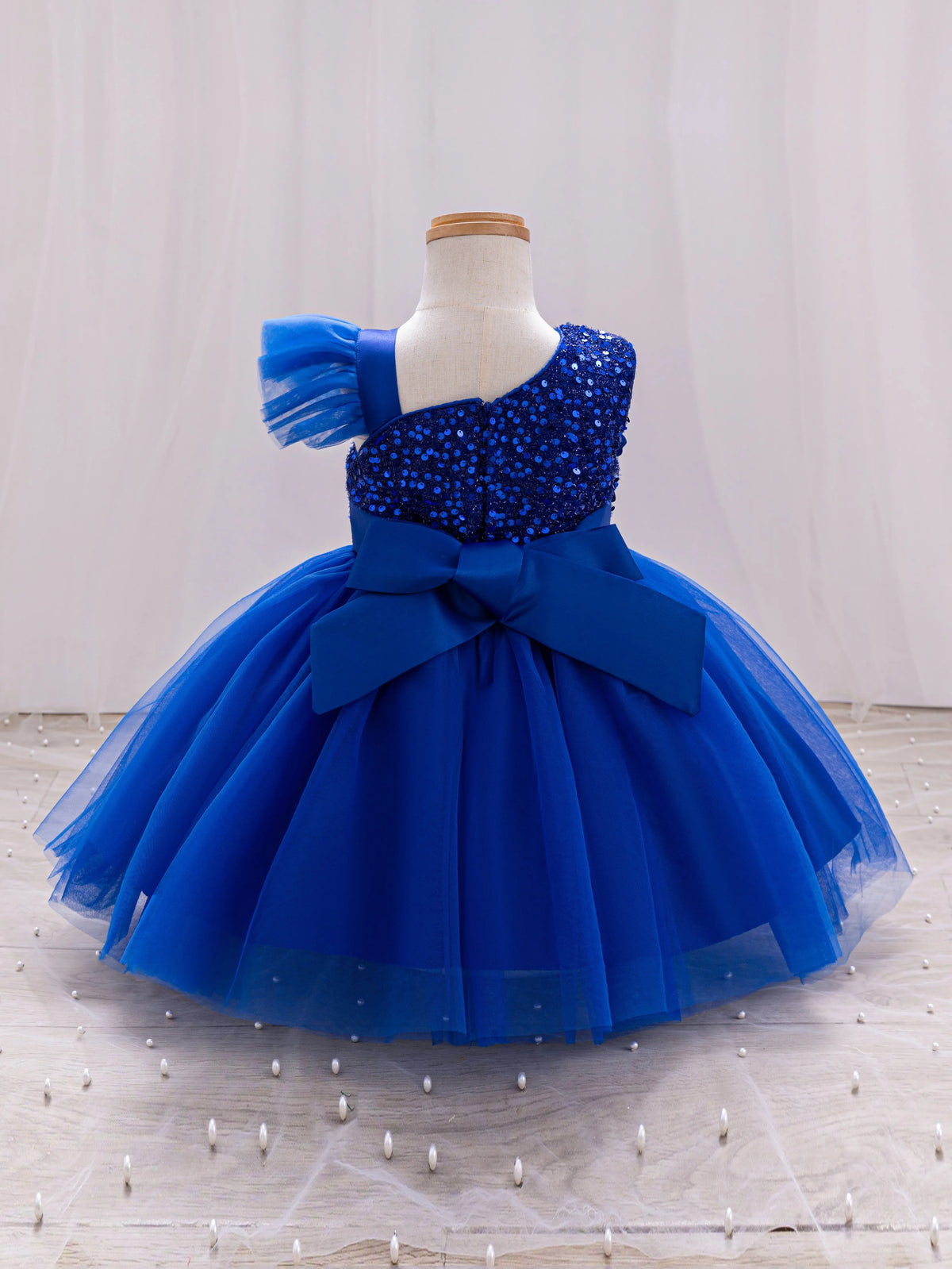 Elegant Girl Princess Dress Small Flying Sleeves