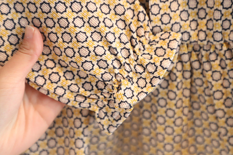 Conjunto infantil de 3 piezas con estampado vintage