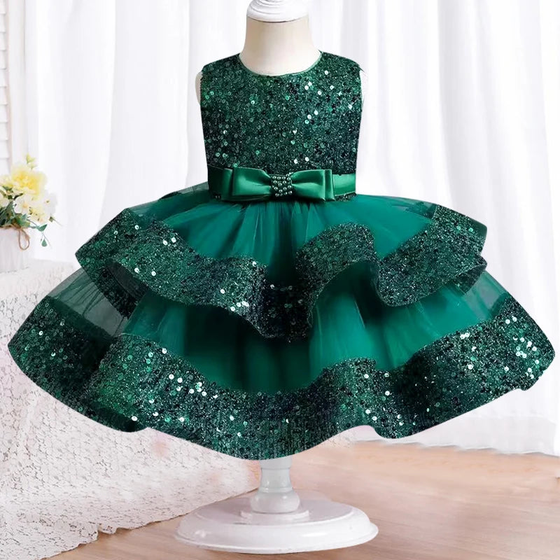 First Birthday Party Fluffy Mesh Tutu Dress