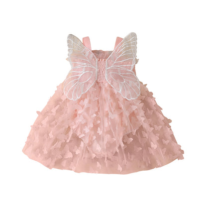 Vestido de mariposa con alas