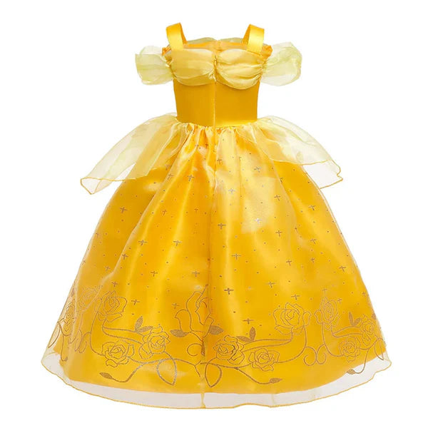 Vestido de princesa amarillo 