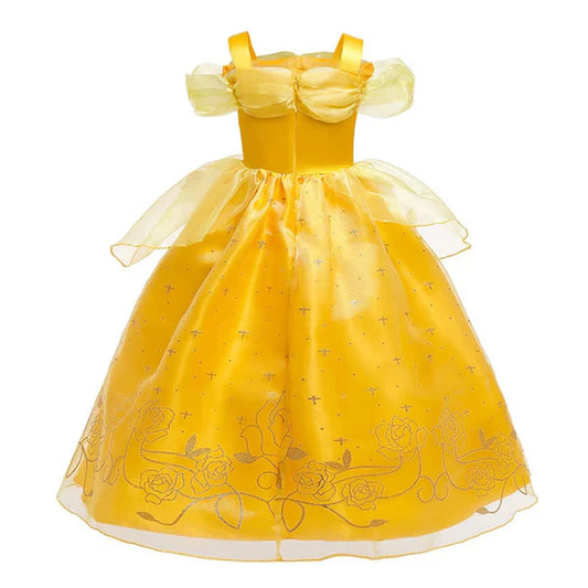 Vestido de princesa amarillo 