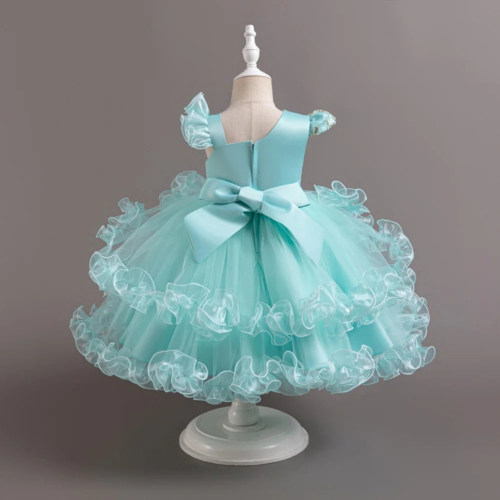 The New Net Yarn Birthday Cake Pengers Dress