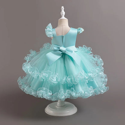 The New Net Yarn Birthday Cake Pengers Dress