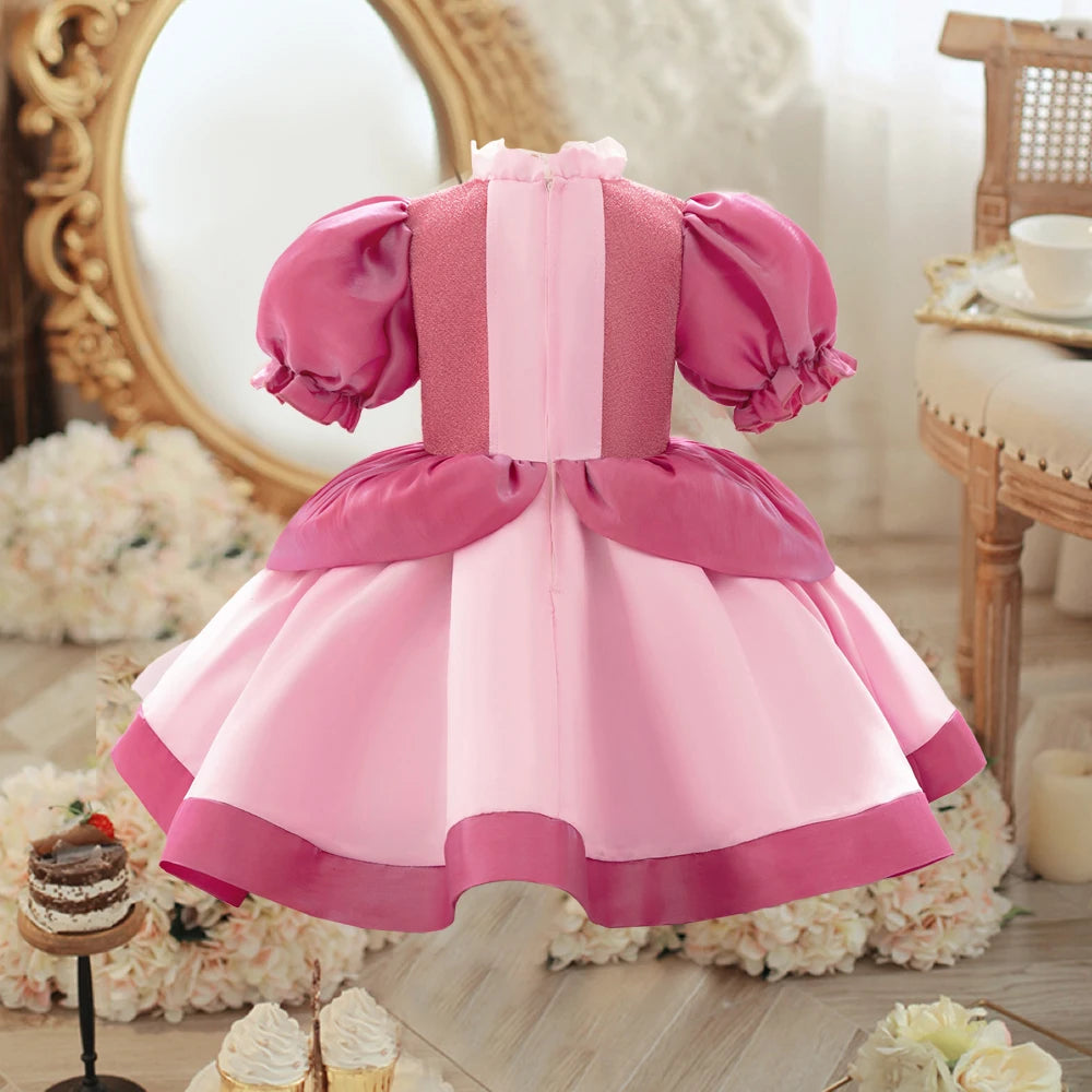Girls Snow White Princess Dresses Kid Cosplay Gown Girl Halloween