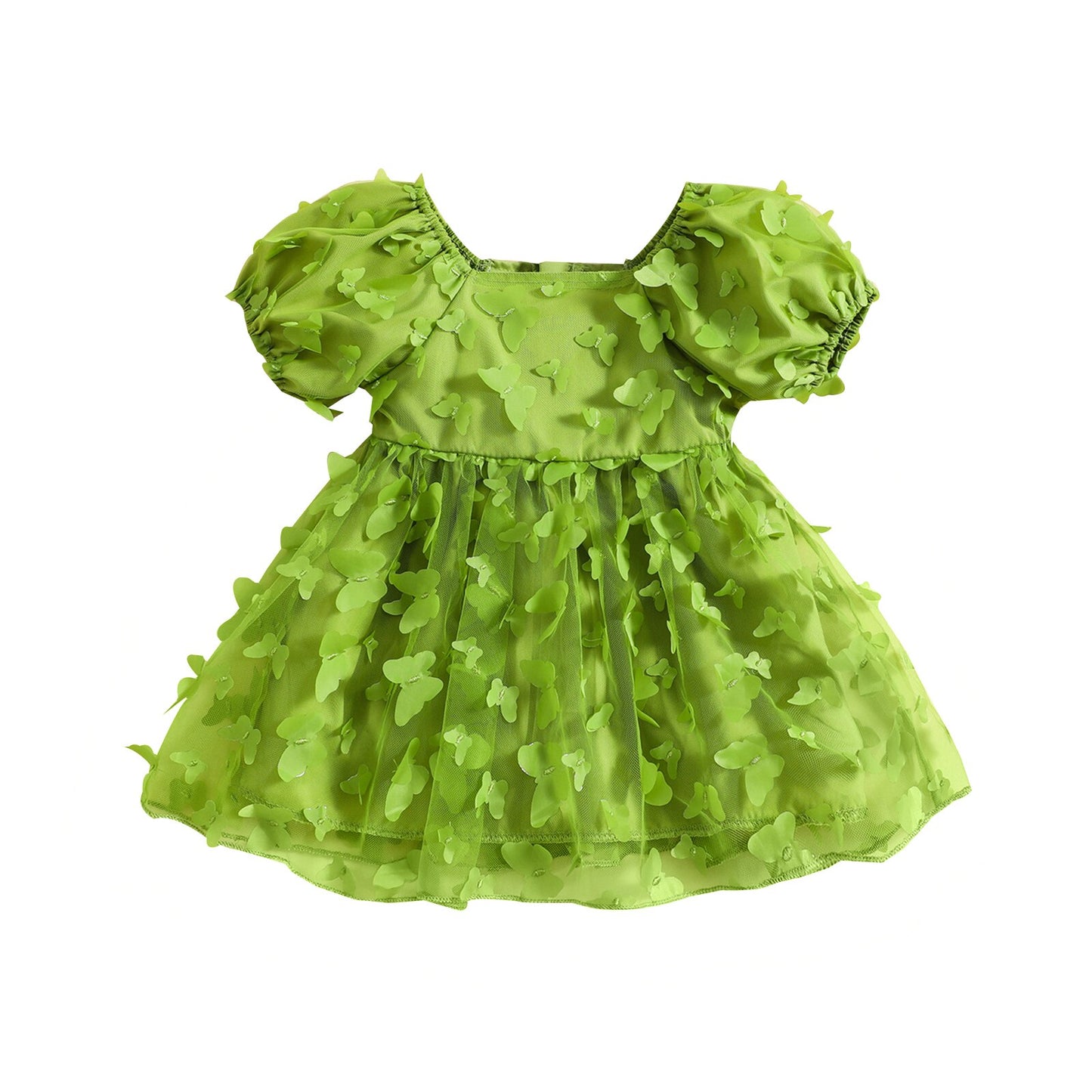 Vestido infantil de mariposa 