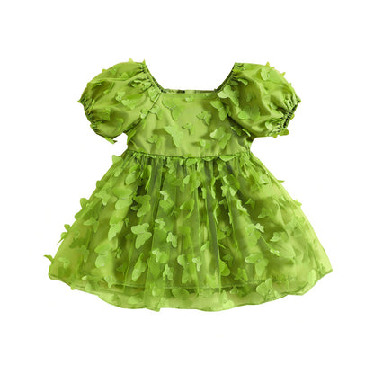 Vestido infantil de mariposa 