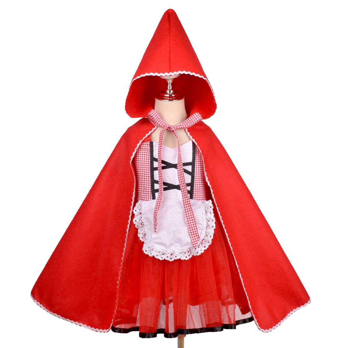 Girls Red Riding Hood Style Tutu Dress
