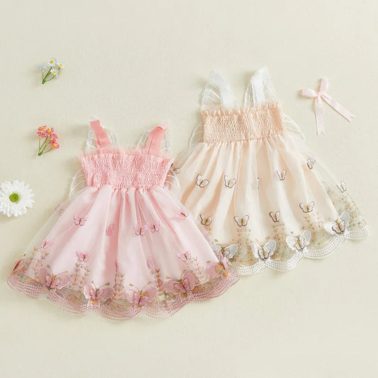 Children's Butterfly Dress with Wing