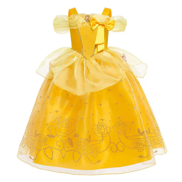 Vestido de princesa amarillo 
