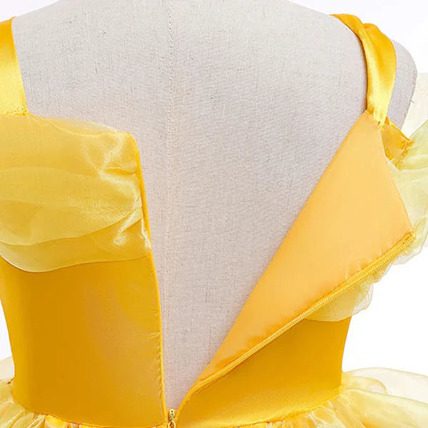 Vestido de princesa amarillo 