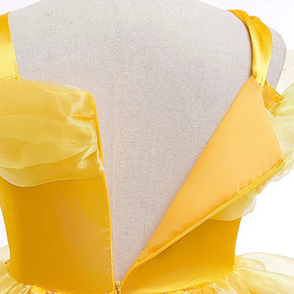 Vestido de princesa amarillo 