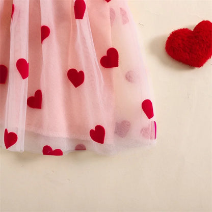 Vestido infantil Little Hearts 