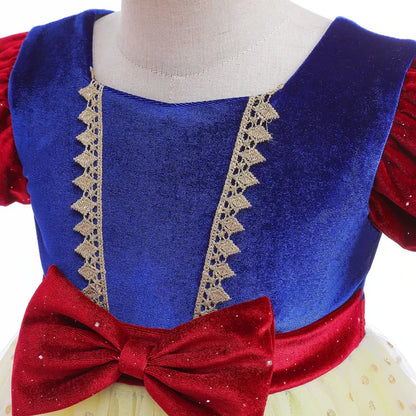 Vestido de princesa de terciopelo 