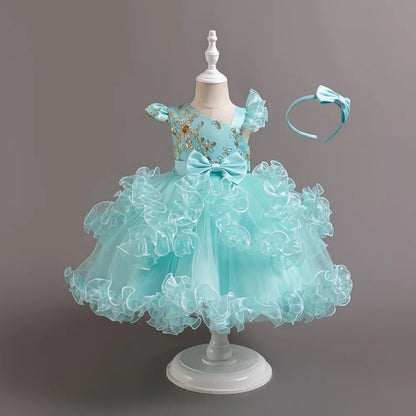 The New Net Yarn Birthday Cake Pengers Dress