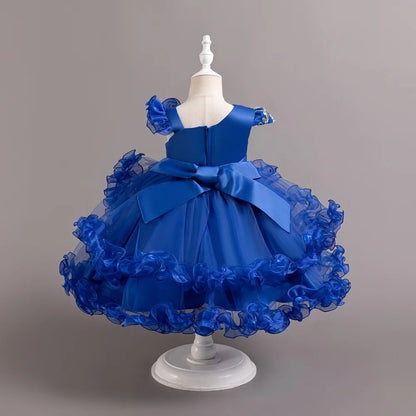 The New Net Yarn Birthday Cake Pengers Dress